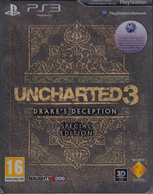 Uncharted 3 Drakes Decreption Special Edition - PS3 (B Grade) (Genbrug)